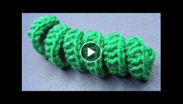 Crochet: How to Crochet a curlicue (a hair spiral). 