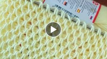 AMAZING ❗ New crochet Tunisian knitting pattern 
