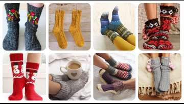 crochet and knitting socks designs