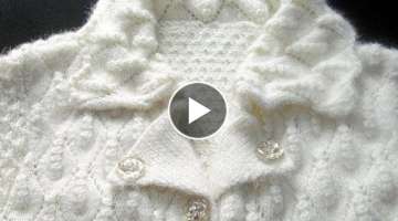 NEW DESIGN OF LADIES CARDIGAN VIDEO #124 ON DEMAND //LATEST DESIGN 2019 // Learn Repeated #126