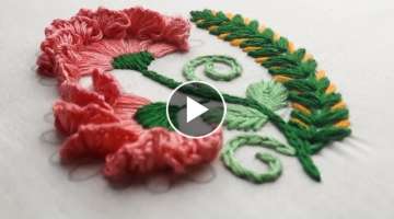 Hand embroidery new flower design 