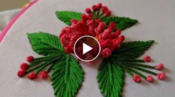 Hand Embroidery Flower design 