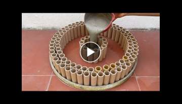 Reuse Toilet Paper Rolls And Cement 