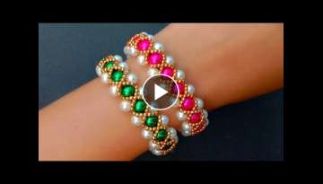 How To Make Vintage Bracelet / Pearl Bracelet
