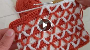 Amazing Easy 3D Crochet Knitting Pattern