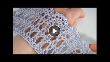 Beautiful CROCHET LACE How do you crochet Lace