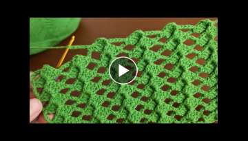 Super Easy Beautiful Crochet Knitting - Çok Kolay Gösterişli Tığ İşi Yelek Şal Örgü Mod...