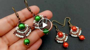 Earrings For Girls / How To Make Beaded Earrings