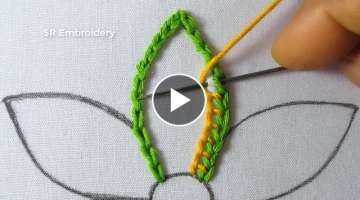 Latest Hand Embroidery Creative Flower Amazing Design Easy Tutorial
