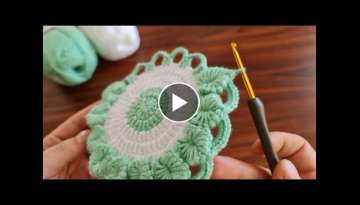 Super Easy Beautiful Motif Crochet Knitting Pattern - Muhteşem Tığ İşi Örgü Motif Modeli A...