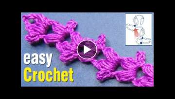 Easy Crochet: How to Crochet a Simple Puff Stitch Cord.