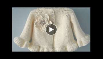Latest hand knitted frock designs for girls