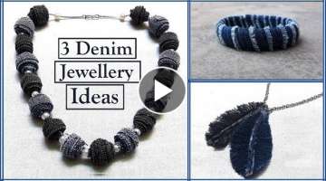 3 Old Jeans Recycled Jewelry Ideas