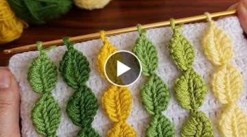 Super Easy How to Crochet Knitting Pattern- Tığ İşi Gösterişli Yelek Şal Battaniye Örgü ...