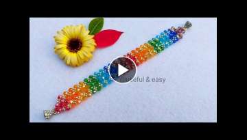 Rainbow Colours / How To Make Bracelet Easy