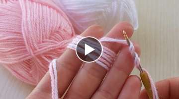 Crochet knitting making