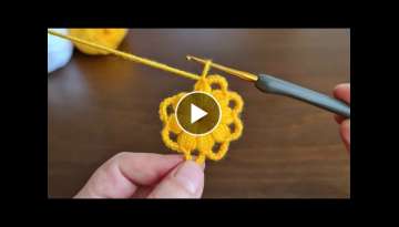 Easy Crochet Knitting Motif Baby Blanket 