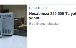 İçeriden bilgi aldım dedi